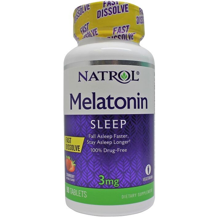 Melatonin Fast Dissolve, 3mg - 90 tabs - Pilt 3