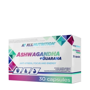 ALLNUTRITION Ashwagandha + Guarana (30 kapslit) - Viking Supplements