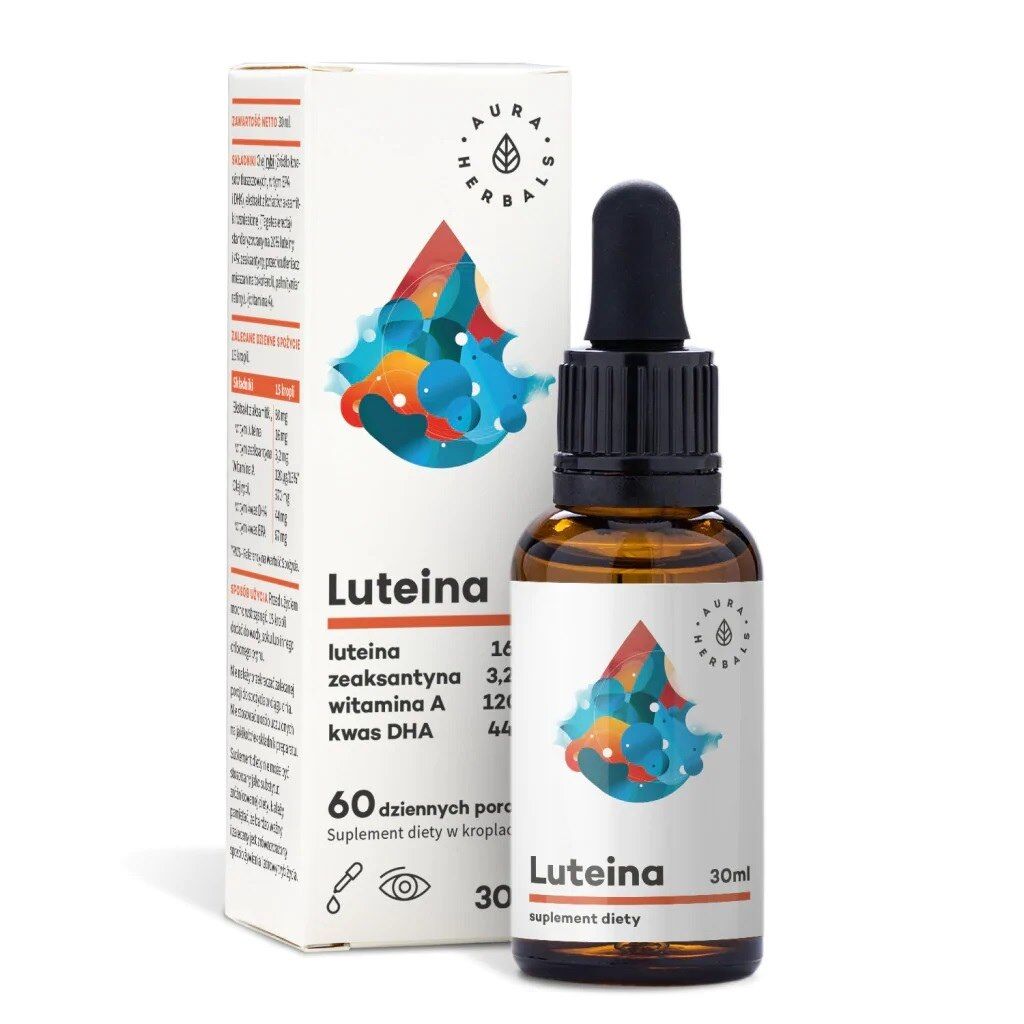 AURA HERBALS Luteiin + A-vitamiin + DHA + zeaksantiin (30 ml / 1 fl. oz.) – Viking Supplements
