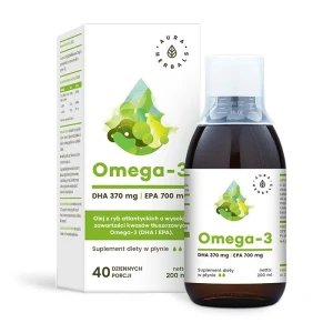 AURA HERBALS Omega-3 – 370 DHA / 700 EPA (200 ml / 6