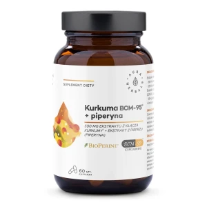 AURA HERBALS Kurkum 500 mg BCM-95® + piperiin (60 kapslit) - Viking Supplements