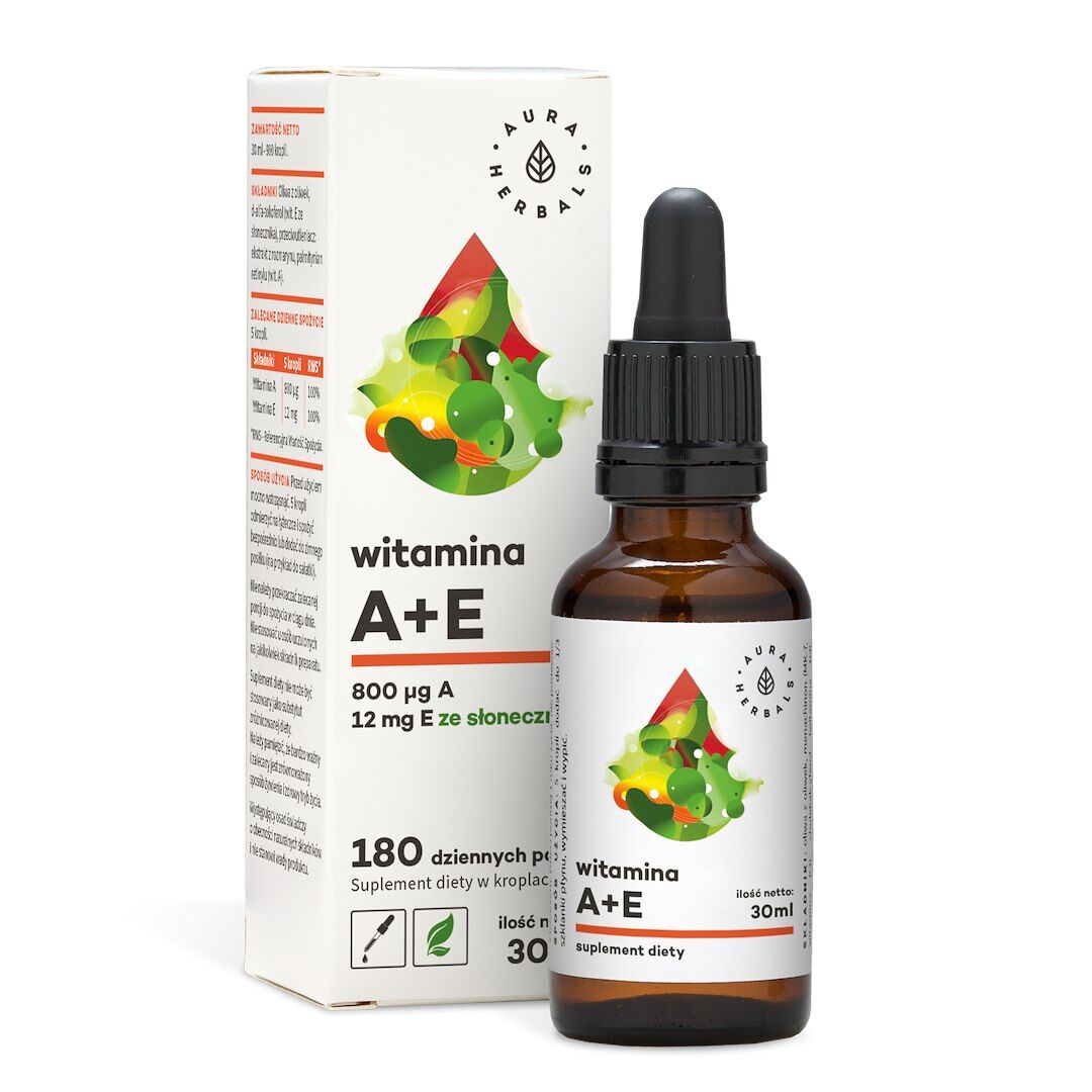 AURA HERBALS A- ja E-vitamiin (30 ml / 1 fl. oz.) - Viking Supplements