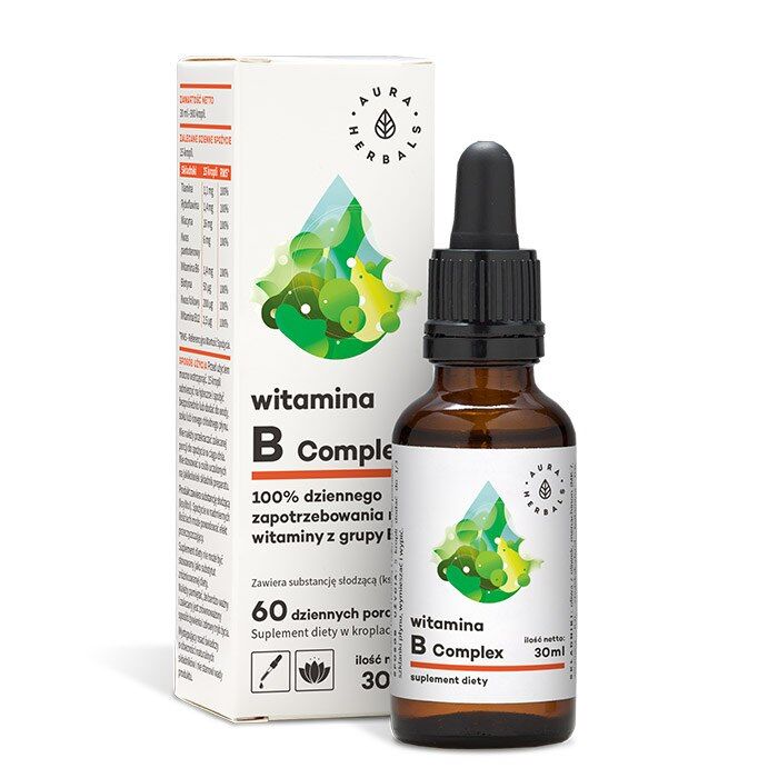 AURA HERBALS B-vitamiinide kompleks (30 ml / 1 fl. oz.) – Viking Supplements