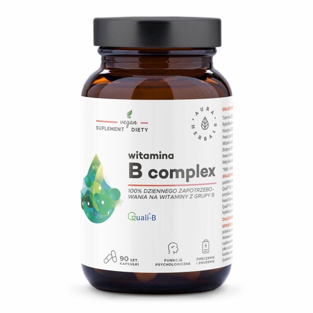 AURA HERBALS B-vitamiinide kompleks (90 kapslit) - Viking Supplements