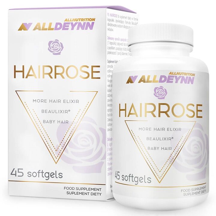 AllDeynn Hairrose – 45 pehmet kapslit – Viking Supplements