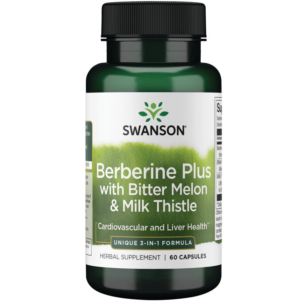 Berberine Plus koos mõru meloniga ja piimohakiga – 60 kapslit – Viking Supplements