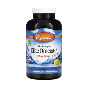 Carlson Labs Elite Omega-3 Gems 1600 mg, 180 pehmet kapslit – Viking Supplements
