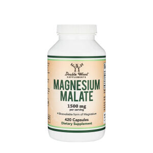 Double Wood toidulisand magneesiummalaat (420 kapslit) – Viking Supplements