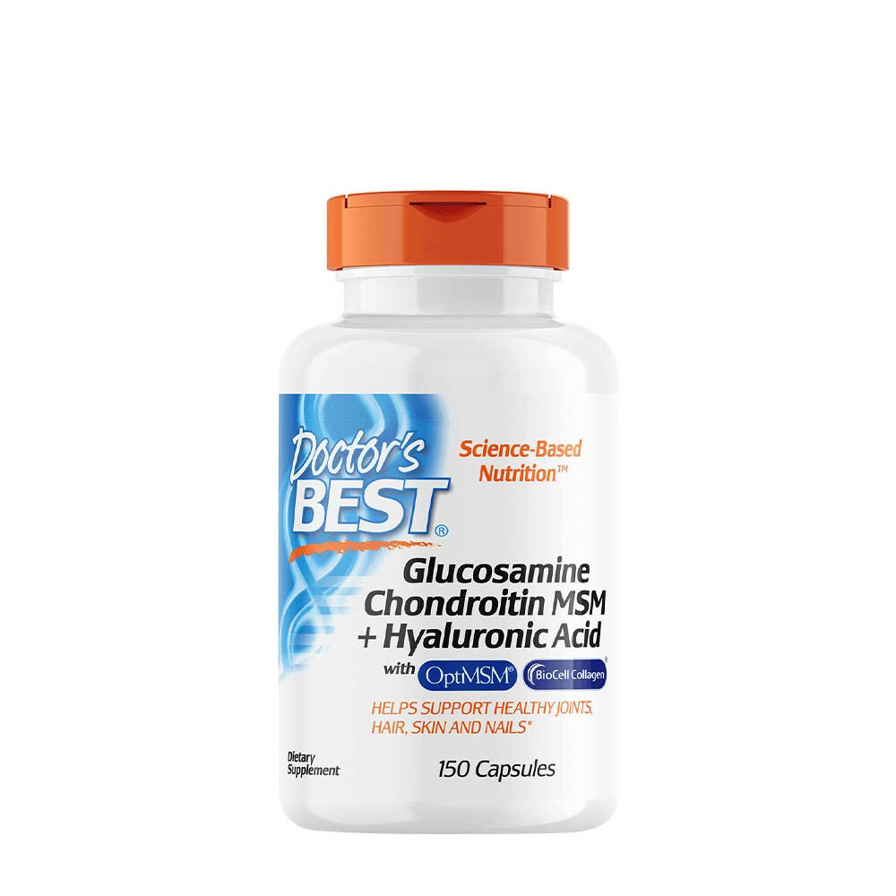 Glükoosamiin, kondroitiin, MSM + hüaluroonhape – 150 kapslit – Viking Supplements