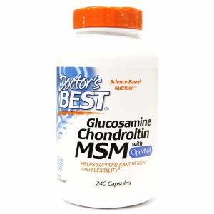 Glükosamiin, kondroitiin ja MSM koos OptiMSM-iga – 240 kapslit – Viking Supplements