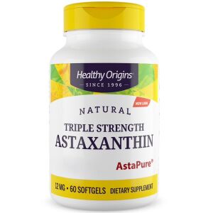 Healthy Origins Astaxanthin Depot 12mg 60 soft capsules - Viking Supplements
