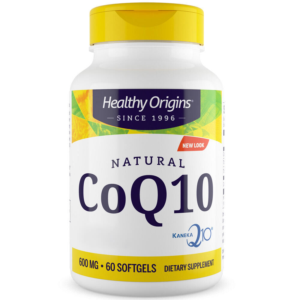 Healthy Origins CoQ10 600 mg, 60 pehmet kapslit – Viking Supplements