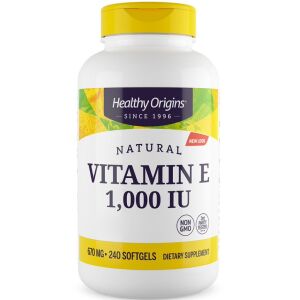 Healthy Origins E-1000 Depot 240 soft capsules - Viking Supplements