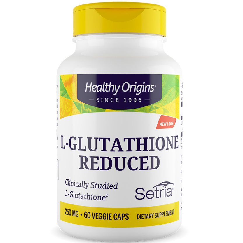 Healthy Origins L-glutatioon 250 mg, 60 kapslit – Viking Supplements