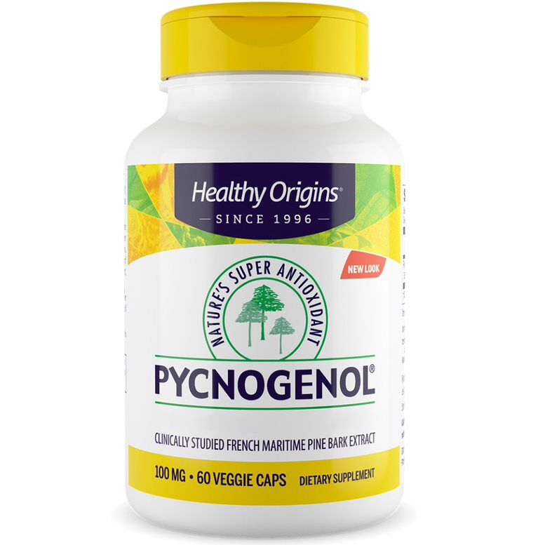 Healthy Origins Pycnogenol 100 mg, 60 taimset kapslit – Viking Supplements