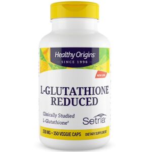 Healthy Origins Setria reduced L-glutathione 250mg 150 capsules - Viking Supplements