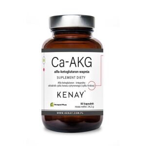 KENAY Ca-AKG calcium alpha-ketoglutarate (60 caps) - Viking Supplements