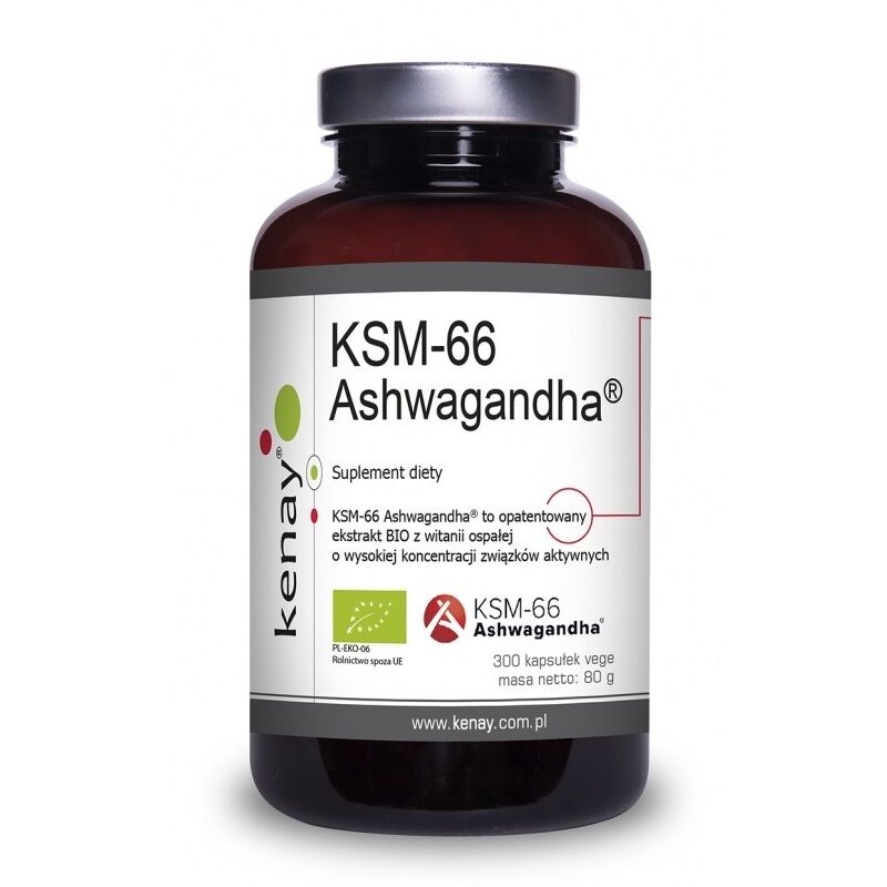 KENAY orgaaniline ashwagandha KSM-66 (300 kapslit) – Viking Supplements