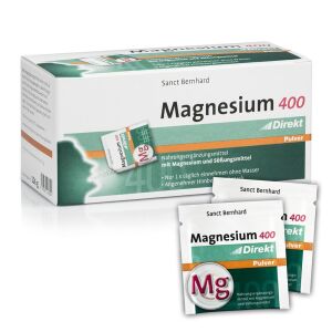 KRAUTERHAUS SANCT BERNHARD Magnesium 400 Direct Powder (60 pcs) - Viking Supplements
