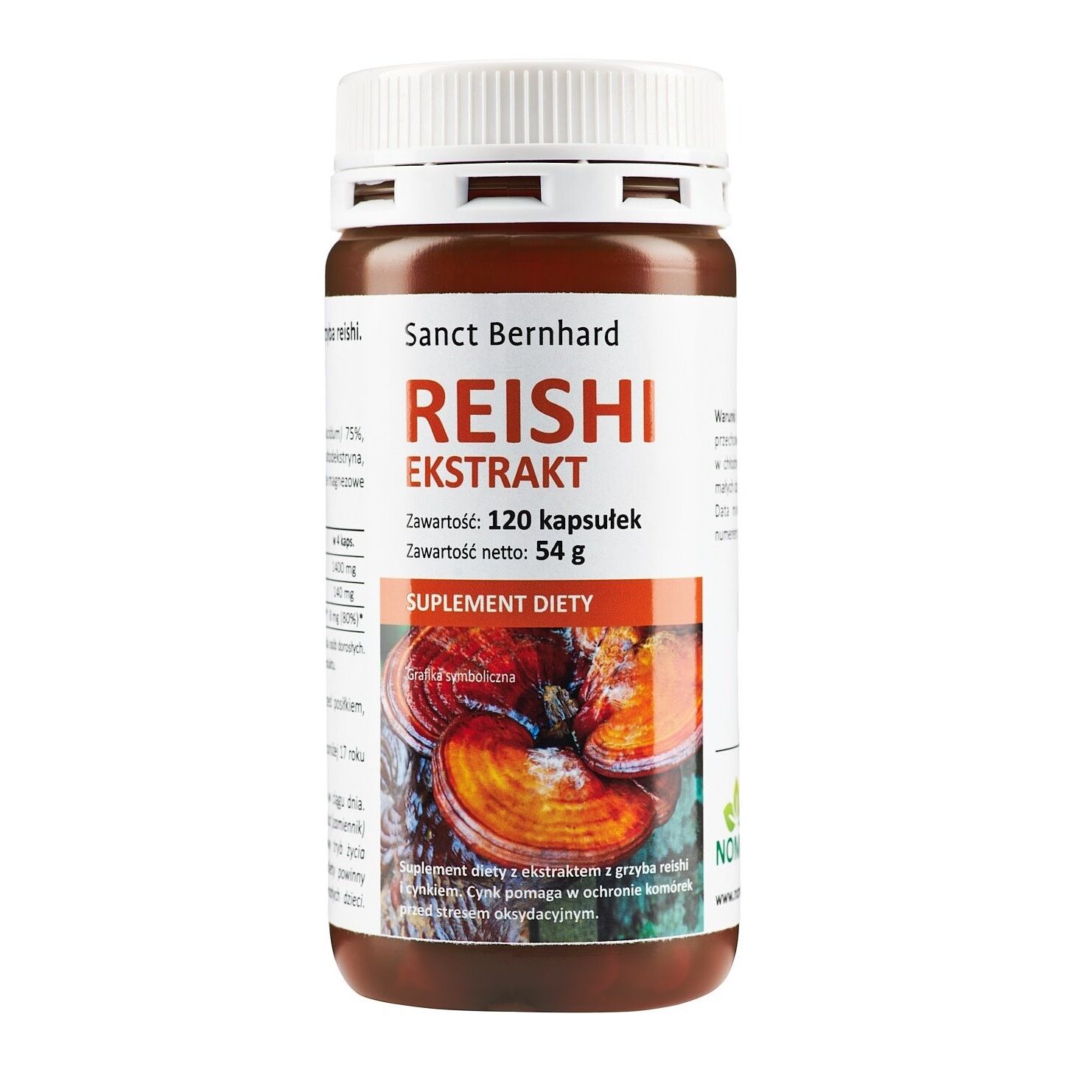 KRAUTERHAUS SANCT BERNHARD Reishi-ekstrakti kapslid (120 kapslit) - Viking Supplements