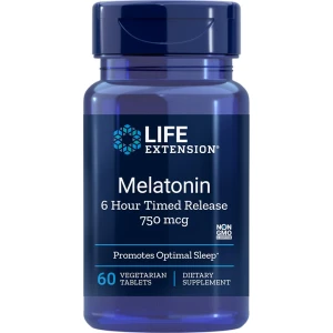 Melatoniin, 6-tunnise aeglustatud vabanemisega