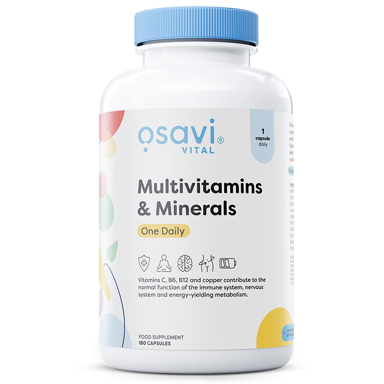 Multivitamiinid ja mineraalid One Daily – 180 kapslit – Viking Supplements