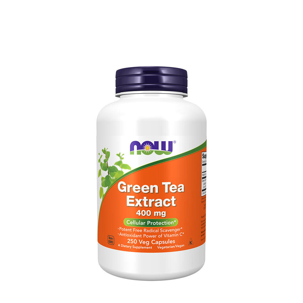 NOW rohelise tee ekstrakt 400 mg (250 taimset kapslit) – Viking Supplements