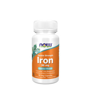 NOW Iron 36 mg Ferrochel(R) (90 Capsules) - Viking Supplements