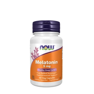 NOW Melatoniin 5 mg (60 taimset kapslit) – Viking Supplements