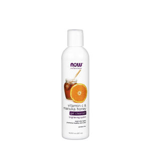 NOW Vitamin C & Manuka Honey Gel Cleanser (236 ml) - Viking Supplements