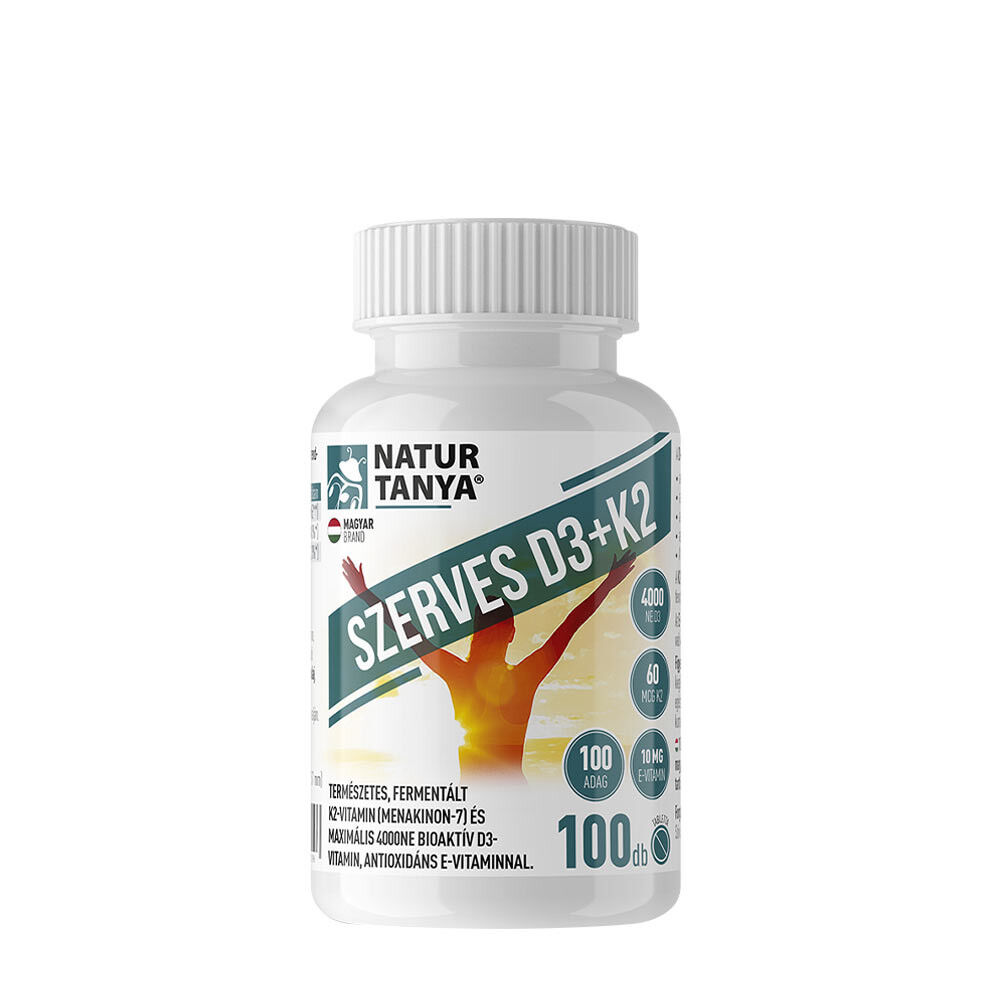 Natur Tanya orgaaniline D3 + K2 vitamiin (100 tabletti) – Viking Supplements
