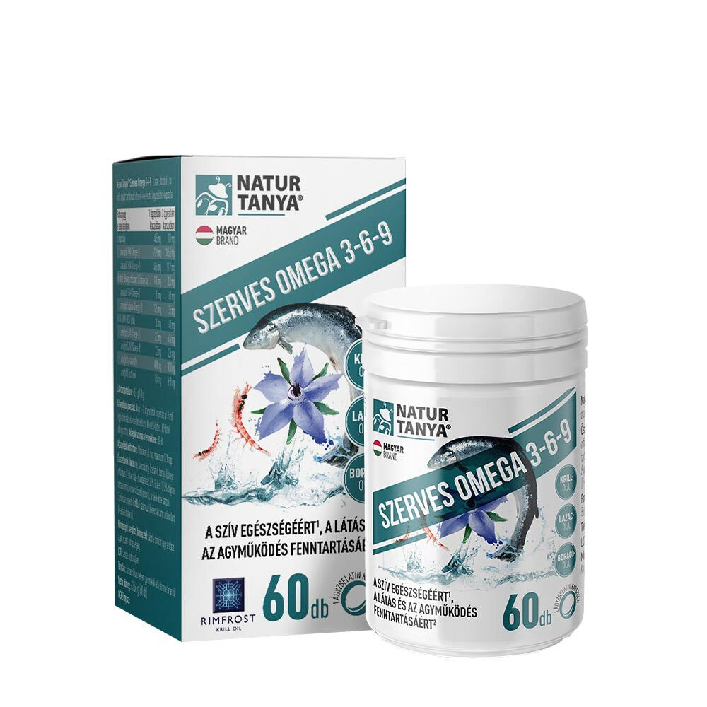 Natur Tanya Organic Omega 3-6-9 Fatty Acids (60 Softgels) - Viking Supplements