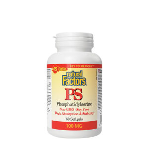 Natural Factors PS PHOSPHATIDYLSERINE 100 MG  (60 Softgels) - Viking Supplements