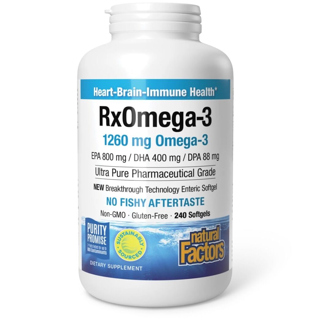 Natural Factors RxOmega-3 240 pehmet kapslit – Viking Supplements