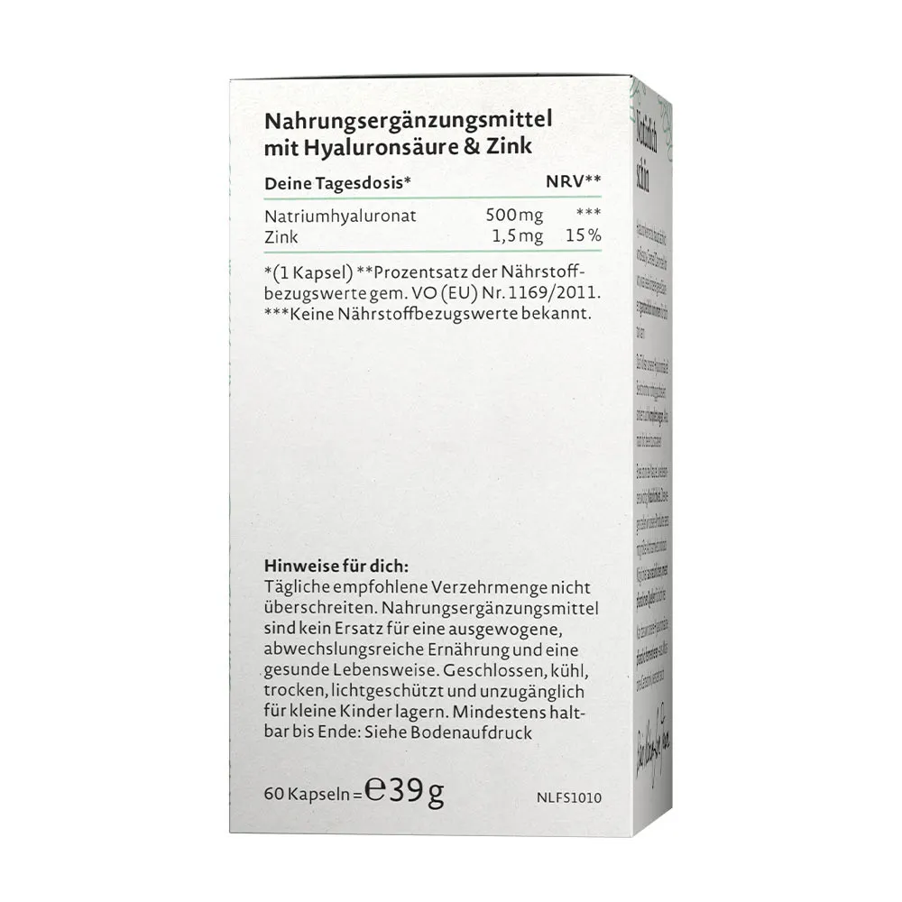 Nature Love Hyaluron (60 Capsules) - Pilt 2