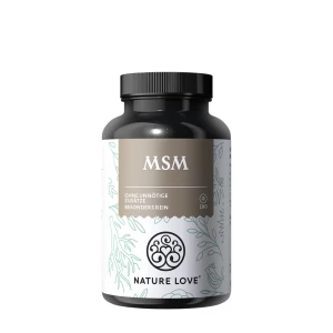 Nature Love MSM koos C-vitamiiniga (180 tabletti) – Viking Supplements