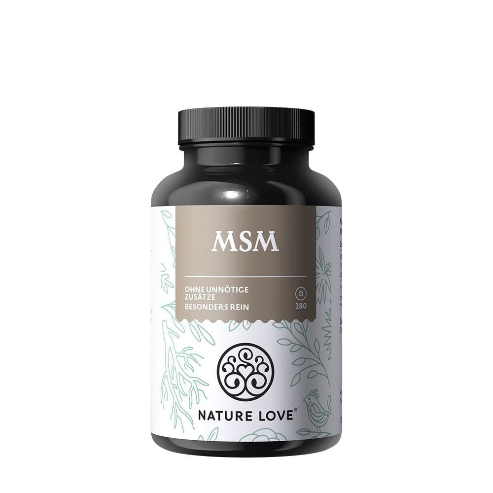 Nature Love MSM koos C-vitamiiniga (180 tabletti) – Viking Supplements