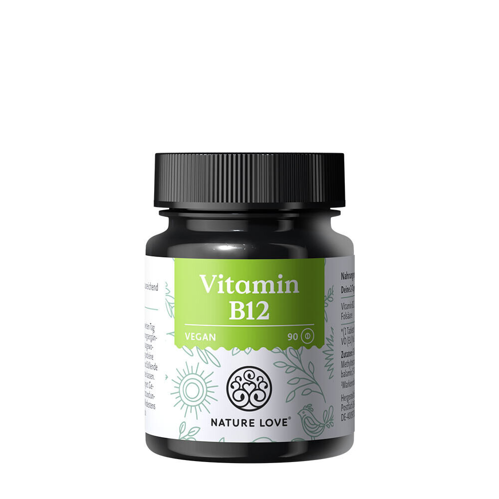 Nature Love B12-vitamiin (90 taimset tabletti) – Viking Supplements