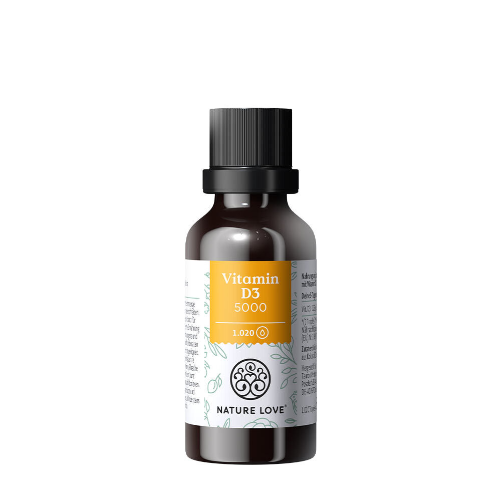 Nature Love D3-vitamiin 5000 IU (30 ml) – Viking Supplements