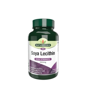 Natures Aid soja-letsitiin 1200 mg (90 pehmet kapslit) – Viking Supplements