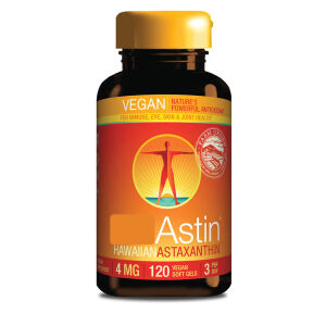 Nutrex Vegan Astin Hawaiian Astaxanthin 4mg 120 Veg. softgels - Viking Supplements