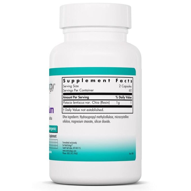 Nutricology Mastic Gum 120 veg. capsules - Pilt 3