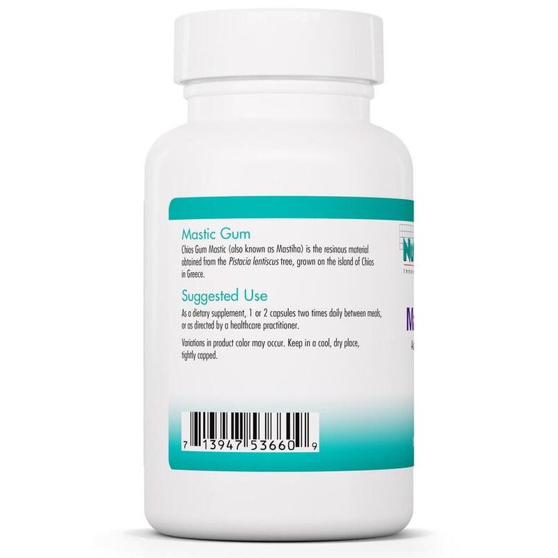 Nutricology Mastic Gum 120 veg. capsules - Pilt 4