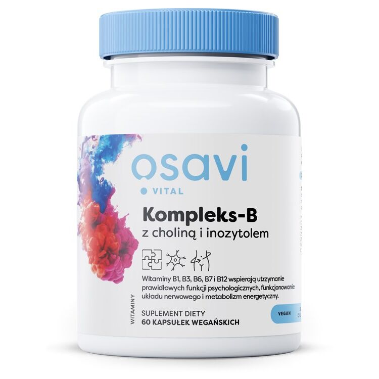 OSAVI B-vitamiinikompleks koliini ja inositooliga (60 vcaps) – Viking Supplements