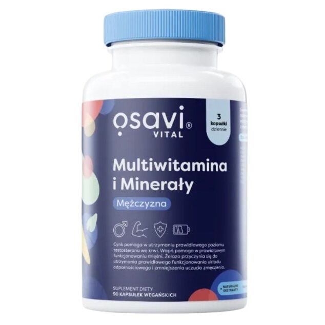 OSAVI multivitamiinid ja mineraalid meestele (90 kapslit) – Viking Supplements