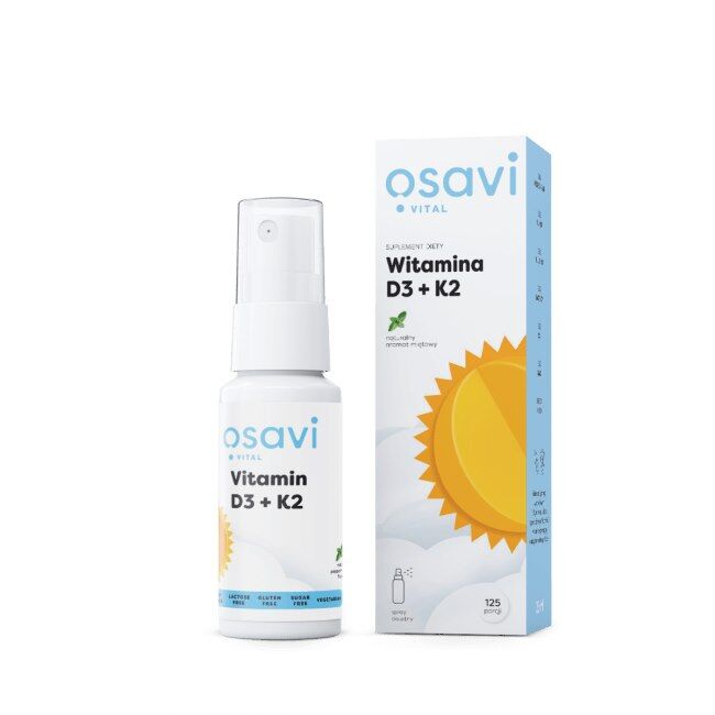 OSAVI D3- ja K2-vitamiini suupihusti