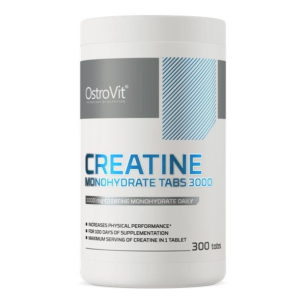 OSTROVIT kreatiinmonohüdraat 3000 mg (300 tabletti) – Viking Supplements