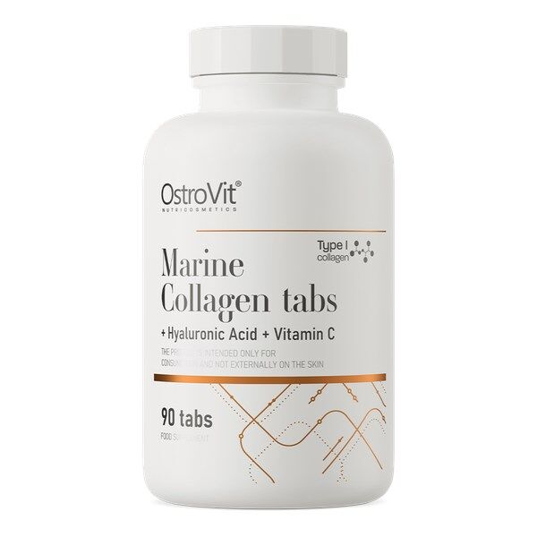 OSTROVIT mere kollageen + hüaluroonhape + C-vitamiin (90 tabletti) – Viking Supplements