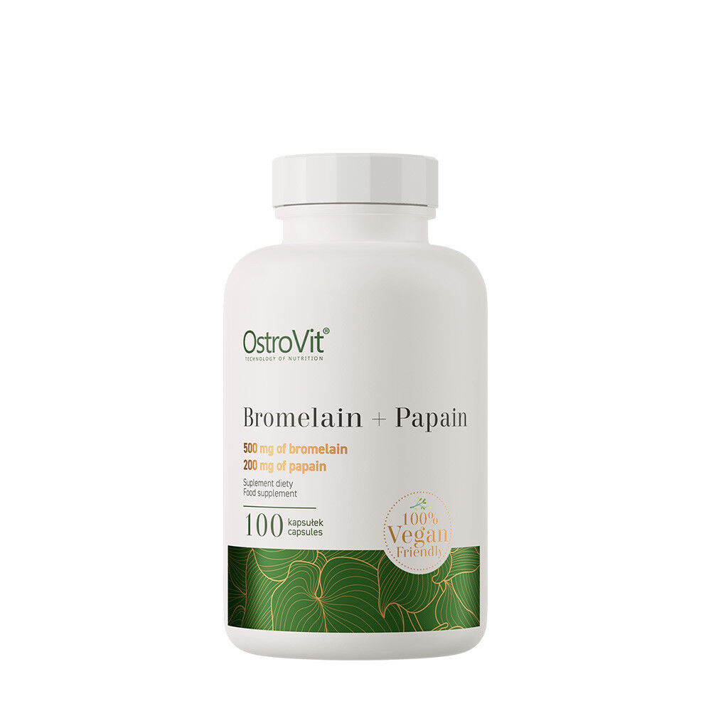 Ostrovit Bromelain + Papain 100% Vege (100 kapslit) – Viking Supplements