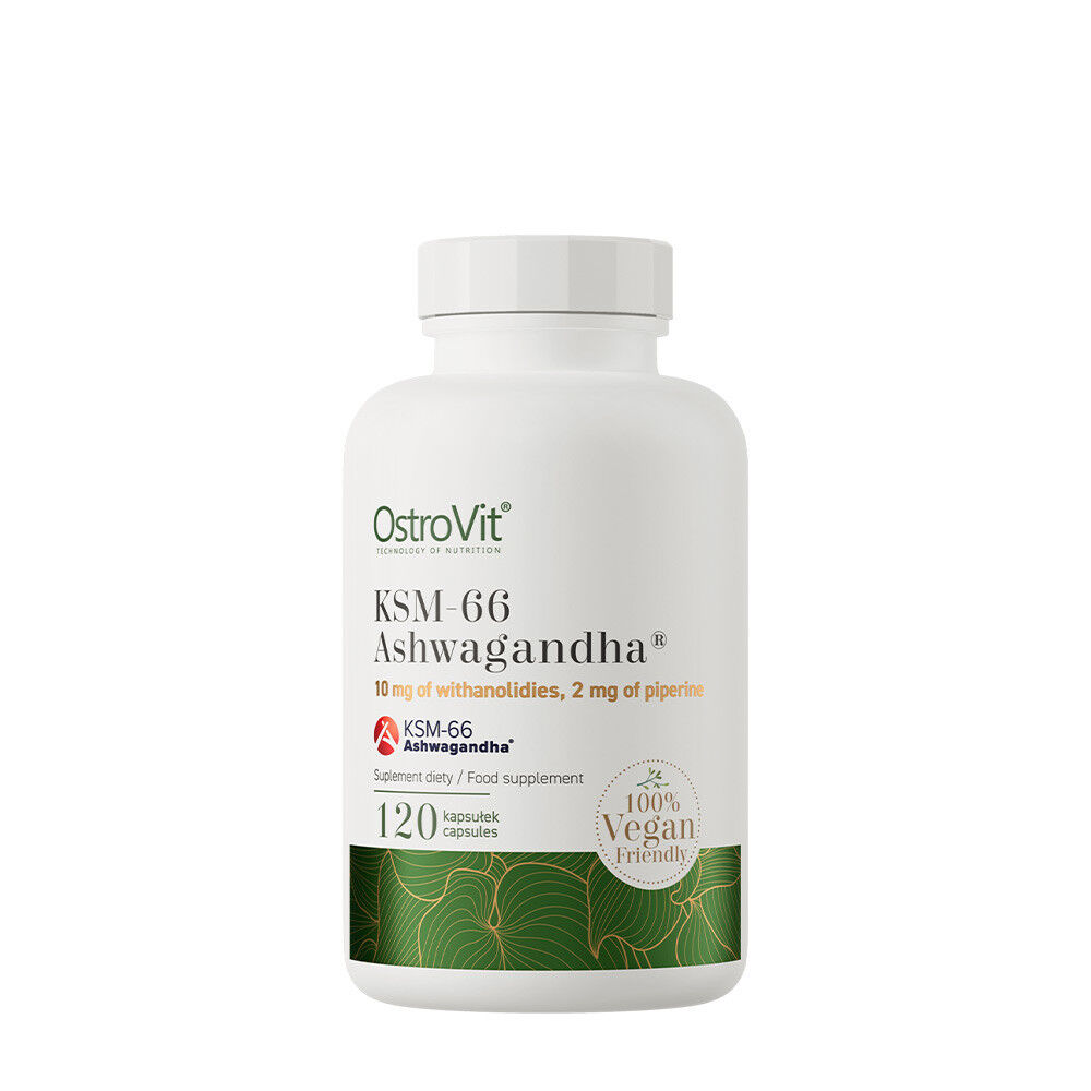 Ostrovit KSM-66 Ashwagandha® Vege (120 kapslit) – Viking Supplements